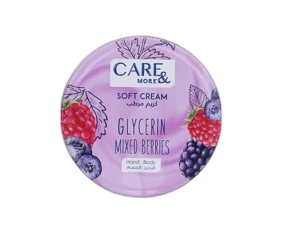 Care & More Soft Cream With Glycerin Mixed berries 75 ML